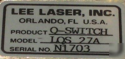 Florod model mel 40 lee laser trimmer system