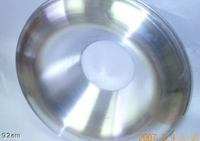 New fire safety 55 gal trash can aluminum funnel cover 