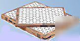 Flanders 20X25X1 box frame poly filter qty of 6