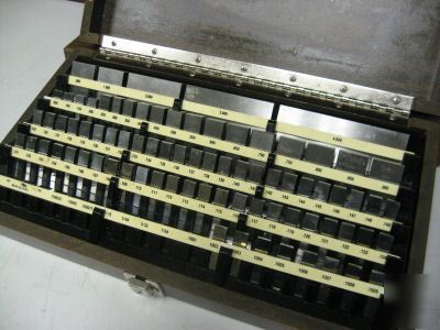 Starrett 80 pc. rectangular gage block set - grade 2