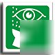 Eye wash graphic sign-adh.vinyl-150X150MM(sa-005-ac)