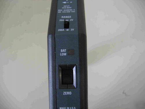 F.w. bell Y8100 ac dc current probe, clamp-on ( fluke )
