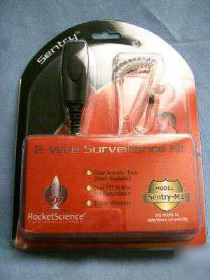 2-wire surveillance kit for motorola radios