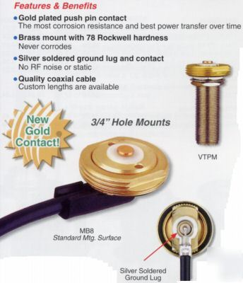 Antenex coil flex antennas 806-896 mhz black #QWB8063
