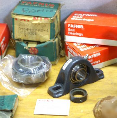 New 14PC lot fafnir pillow block ball & roller bearings