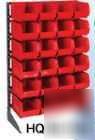 Stack & lock container system, bins,storage,single side