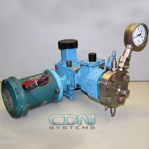 Lewa ek-1 metering pump with 1/4HP 208VAC 3PH motor EK1