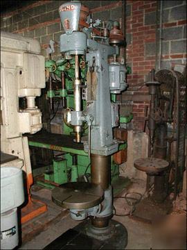 Edlund round and box column drill pres~ capacity - 18