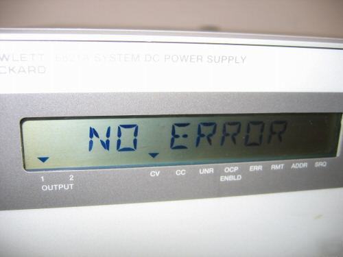 Hp agilent 6621A power supply, 7V/10A, 20V/4A dual otpt