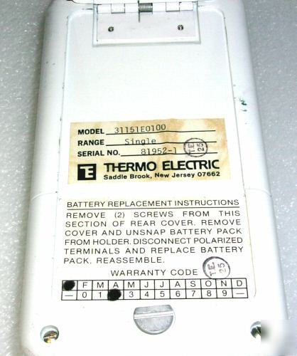 Micromite thermocouple thermometer calibration unit f/c