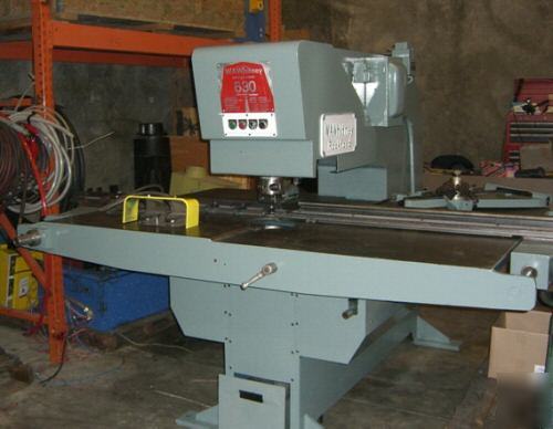 Used w.a. whitney model 630 duplicator punch press