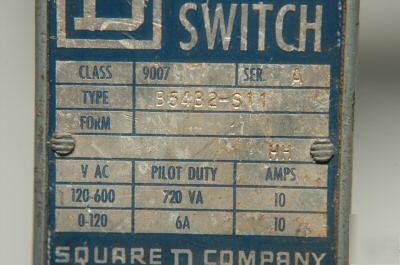 Square d heavy duty limit switches (3 different types)