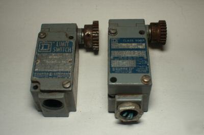 Square d heavy duty limit switches (3 different types)