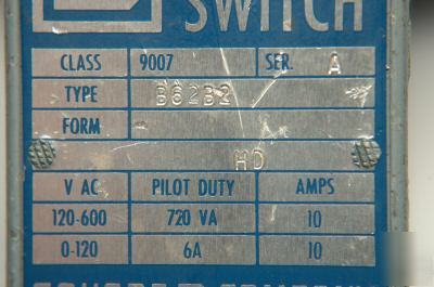 Square d heavy duty limit switches (3 different types)