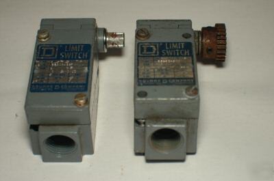 Square d heavy duty limit switches (3 different types)