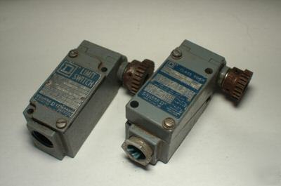 Square d heavy duty limit switches (3 different types)