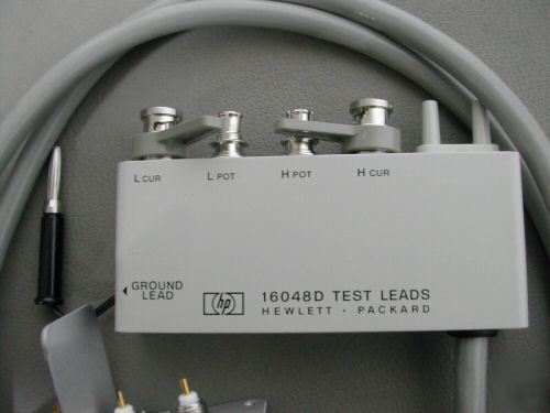 Agilent/ hp 4279A c-v meter, 1 mhz with test fixture