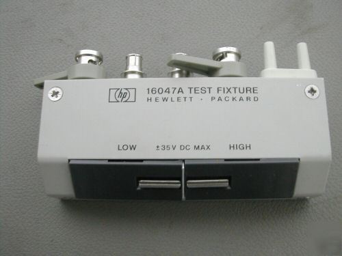 Agilent/ hp 4279A c-v meter, 1 mhz with test fixture