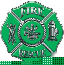Firefighter decal reflective 2