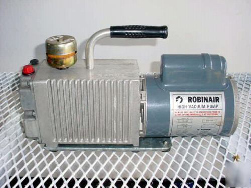 Robinair 3/5 cfm vacuum pump,for hvac,ovens,machinery 