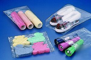 1000 - 3X5 2 mil clear plastic poly bags