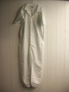 9 heavyweight cloth work painter coverall uniform med.
