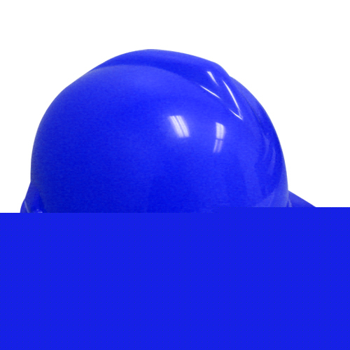 Construction blue hard hat plastic safety helmet