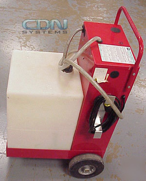 Flow-rite portable forklift battery watering cart
