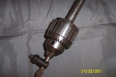 Jacobs super drill mill lathe chuck 14N w key 