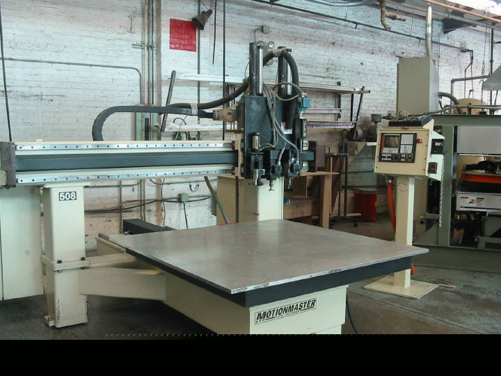 Motionmaster 3 axis 5' x 5' cnc router fagor control 