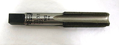 New 11/16-32 ns hs g hand tap plug chamfer morse