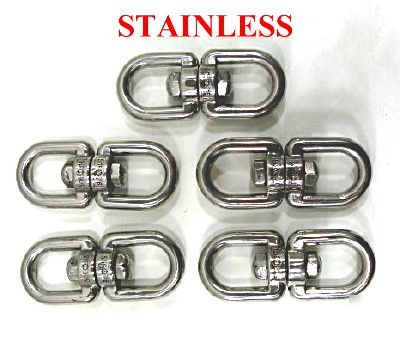 Eye & eye swivels 5/16