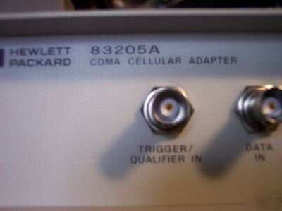 Hp 83205A cdma cellular adapter with manual