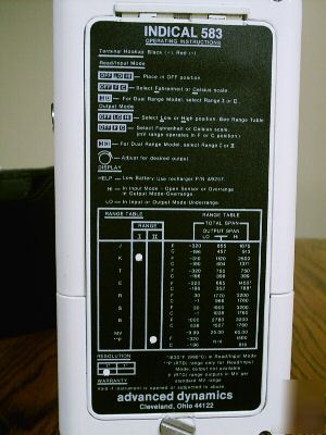 Thermo electric micromite thermocouple calibrator meter