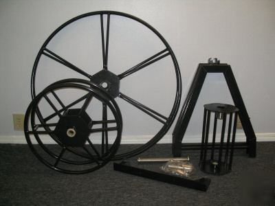Truckmount dual hose reel, 200' vacuum & soultion reel 