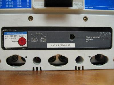 C-h ch westinghouse hld HLD3600 600 amp 600A a digitrip