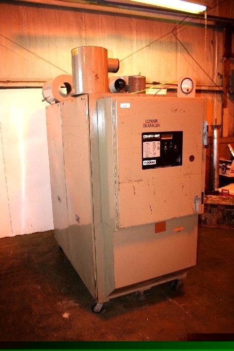 Conair franklin cd-800 dryer & hopper #6215, 6261 wh