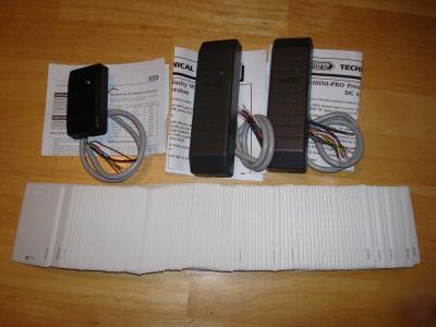 Hid card readers and cards
