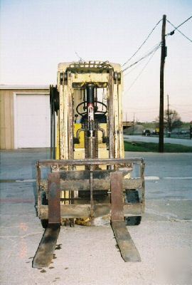 Hyster forklift 5,000 lbs side shift tilt pnuematic lp