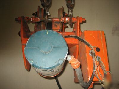 Lo-hed rail runner monorail tractor 2 ton capacity 1/2
