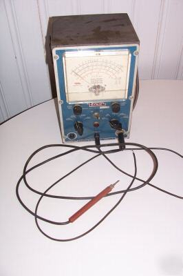 2 vintage eico 221 electronic voltmeter ohmmeter
