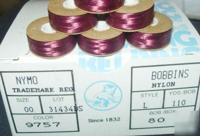 Pre-wound embroidery bobbins 