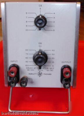 Hewlett packard hp 350C attenuator set 5W-50V -dc-imc