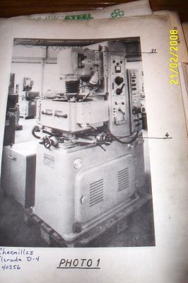 Charmilles D4 handbook machine manual