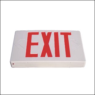6PS/set slim type led exit sign emergency light/s-E3SCR