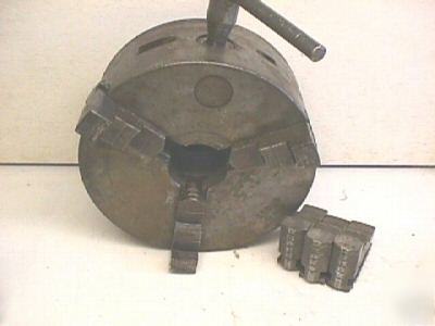 8 Â¼ inch burnerd adjuster true 3 jaw lathe chuck l oo