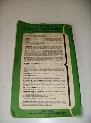 John deere operator's manual, wisconsin engin,-balers