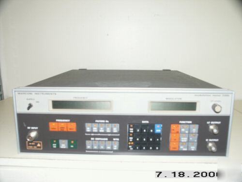 Marconi 2305 mprocessor-highperformance modulationmeter