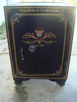Antique disney world actual main street bank safe rare