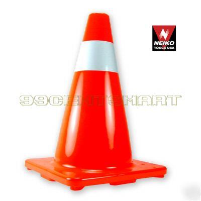 Case of 4 emergency traffic police 18IN safety cones